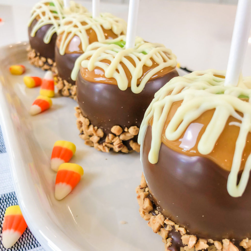 Double Dipped Chocolate & Toffee Caramel Apples