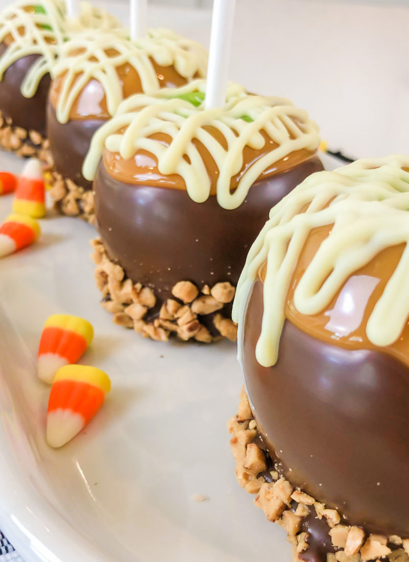 Gourmet Double Dipped Chocolate & Toffee Caramel Apples