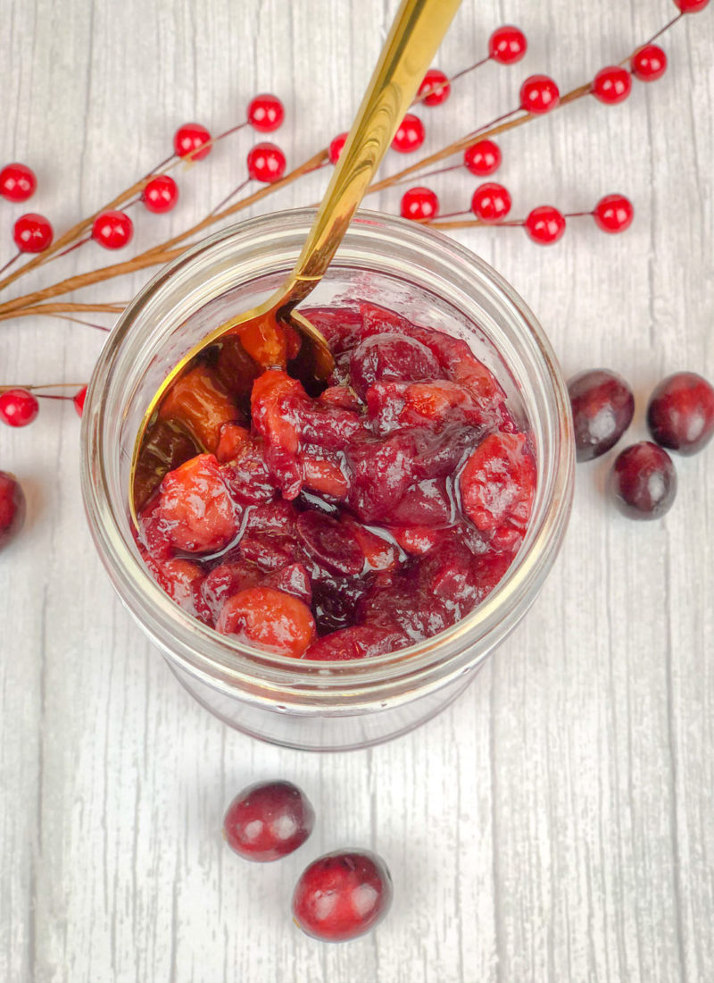 Festive Cranberry & Dried Cherry Relish