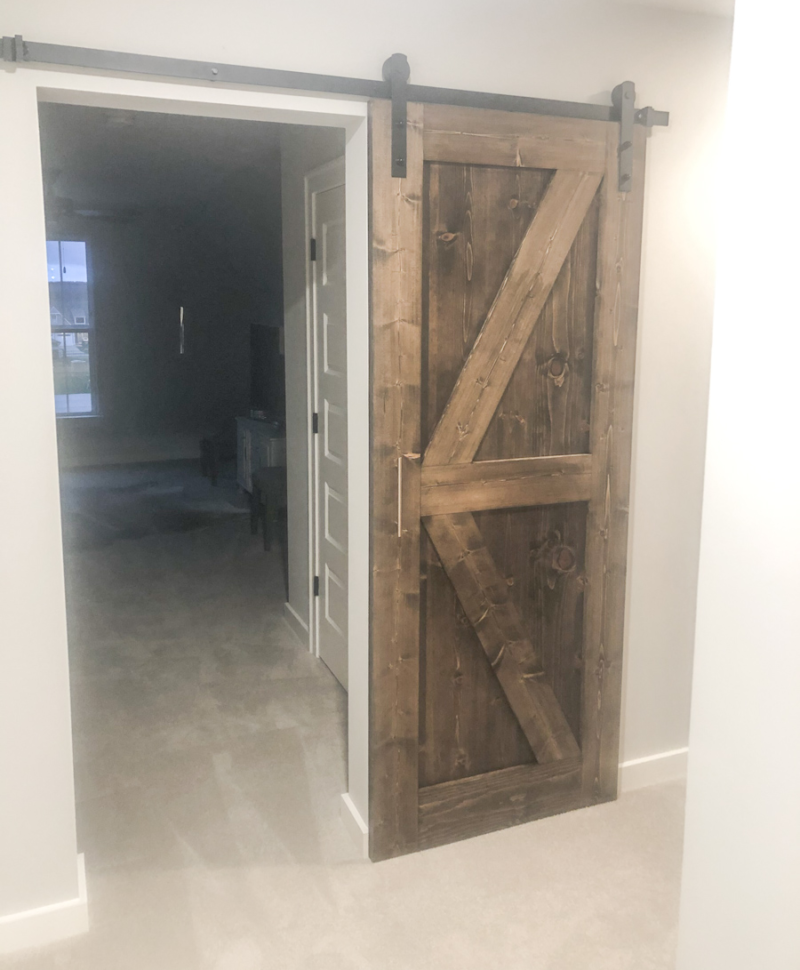 Our TN Home | Custom Barn Door Project - Faithful Homebody