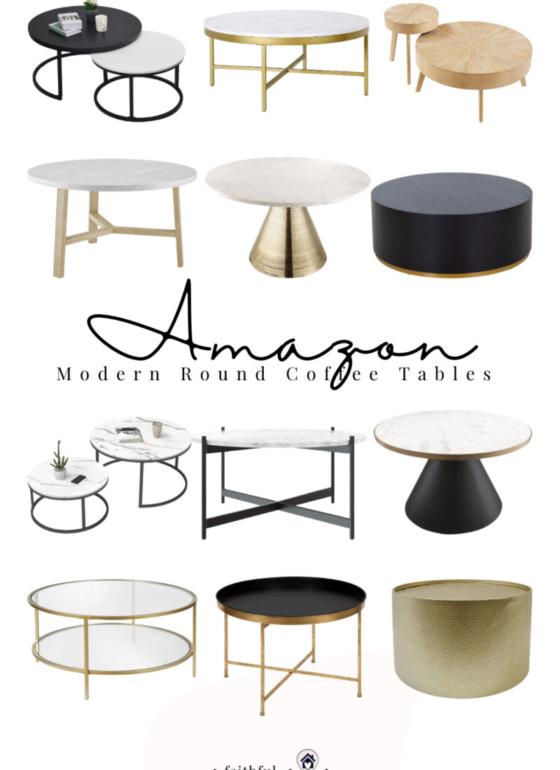 Affordable Round Coffee Tables | Amazon Finds