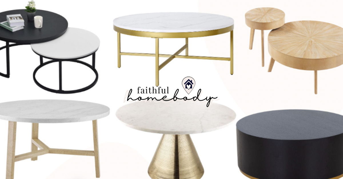 Affordable Round Coffee Tables Amazon Finds Faithful Homebody